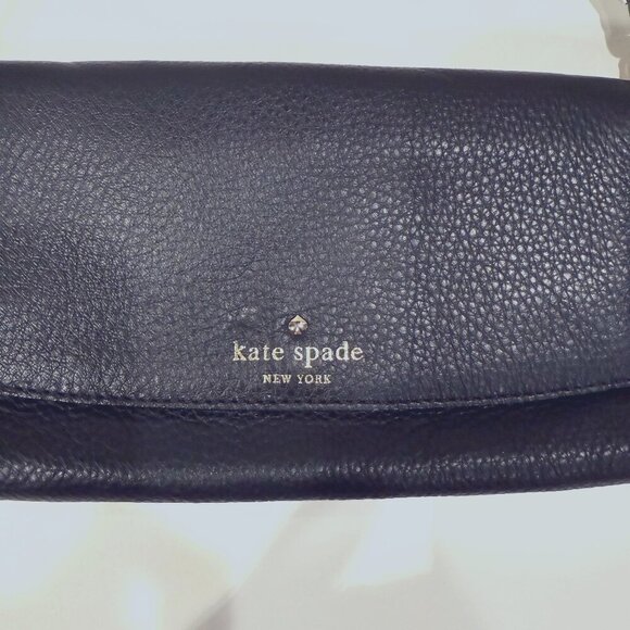 kate spade new york Small Black Leather Purse/Wristlet EUC - Picture 7 of 8
